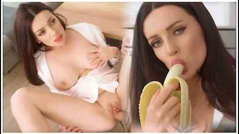 I Came Twice When She Put A Banana In Her Mouth With Luna Roulette