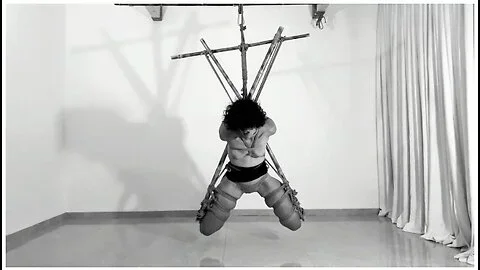 Pulling Her Panties And Making Her Cum - Shibari Suspension - Verified Amateurs