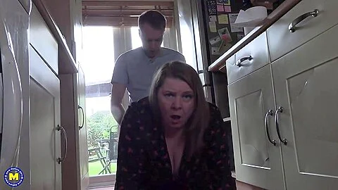 Young Guy Fucking His Big Booty Stepmom Hard In The Ass