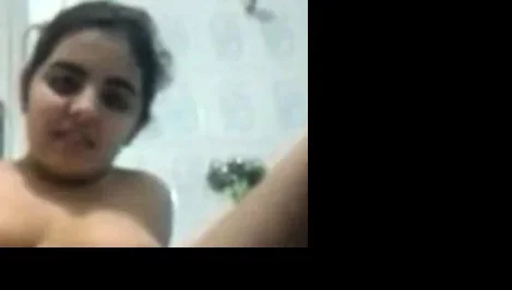 iranian teen in bathroom