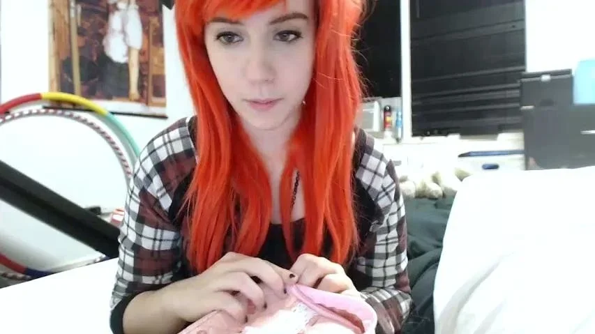 Amateur redhead Russian teen