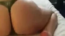 Brunette sorority teens wash brunette ass