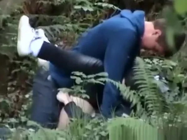 teen 18+ couple caught fucking in public park
