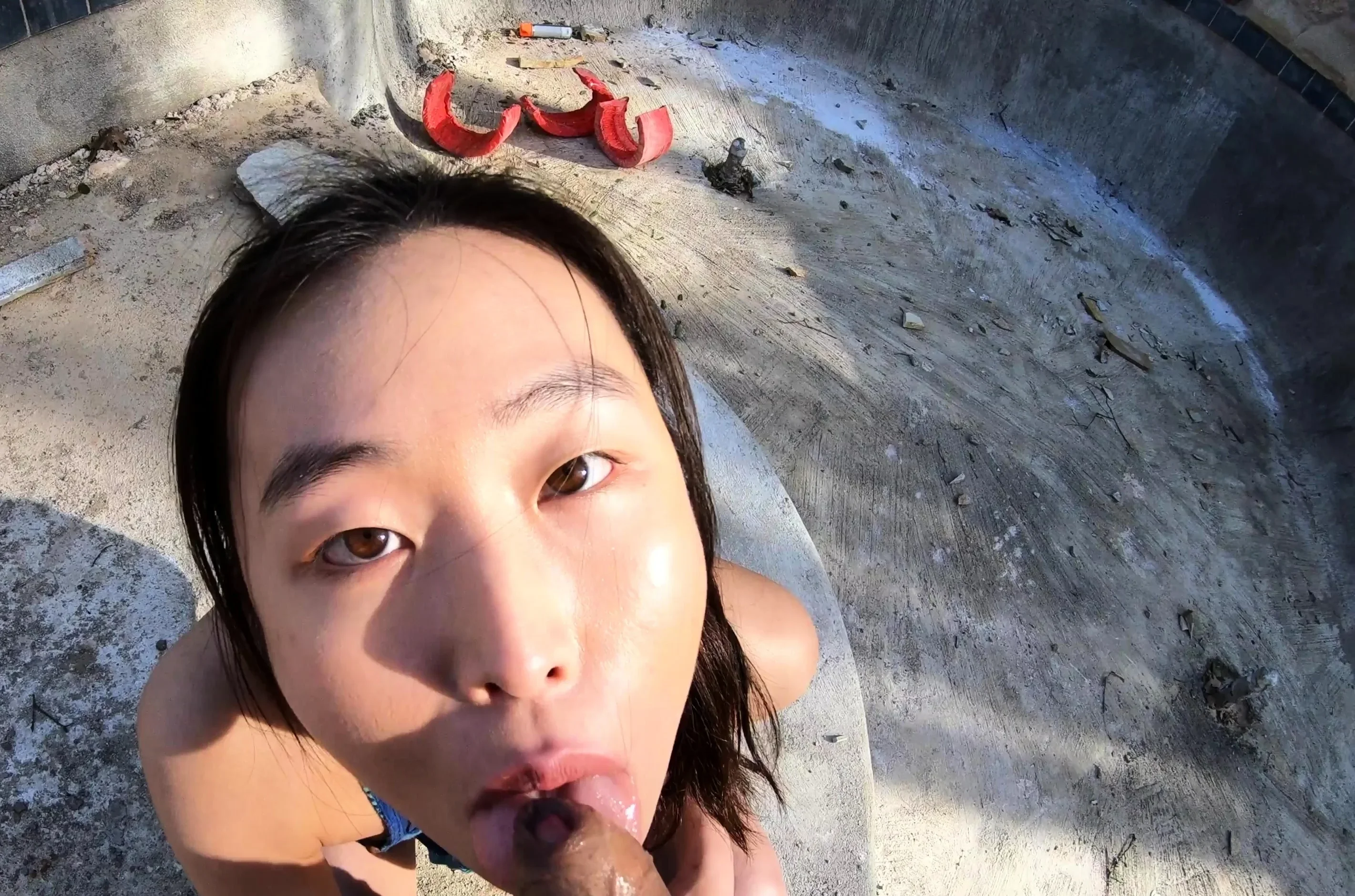 Hardcore Asian blowjob masturbation
