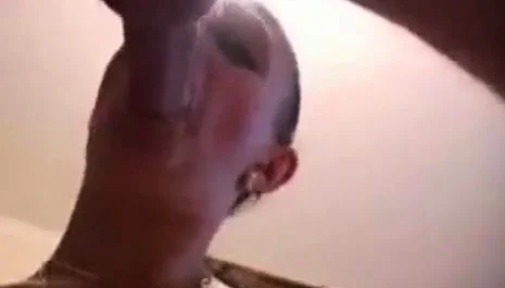 Trashy girl taped fucking another man