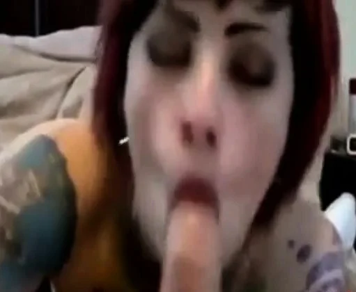 Tattooed punk POV blowjob