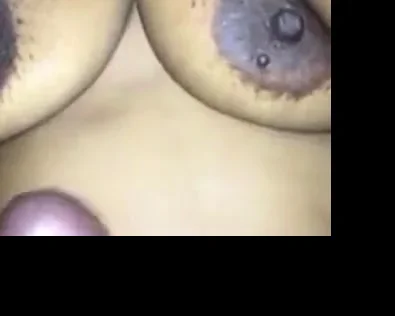 Cumshoot on big boobs