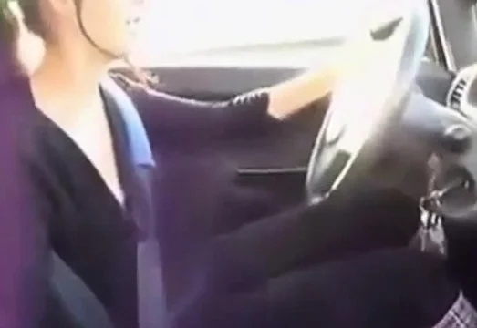Handjob in car