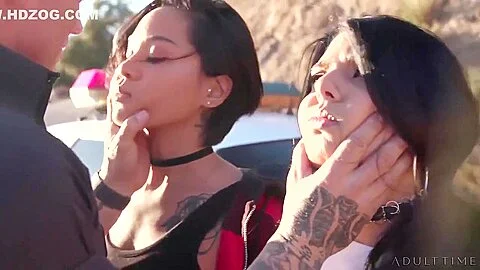 Honey Gold And Gina Valentina - Teenage Girls Arrested For Vandalism