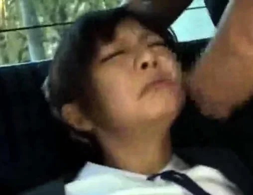 Japanese double blowjob outdoor
