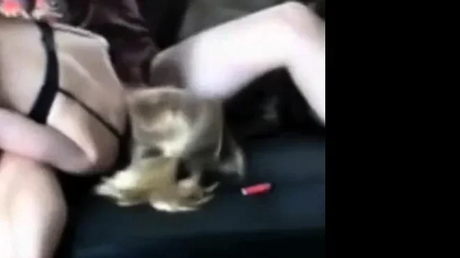 Hot blonde on hidden camera.