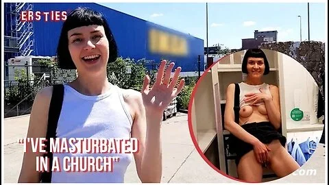 Sexy Delfine Does Naughty Things Inside The Store
