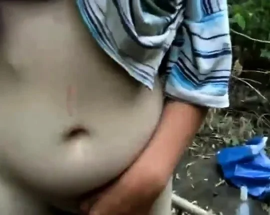 Homeless girl showing her pussy