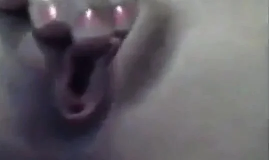Girl Rubs Her Wet Pussy