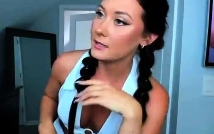 Chubby Brunette Big Boobs Dildo Masturbation