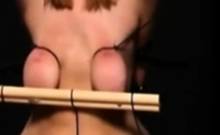 Hard nipple treatment in my BDSM Studio