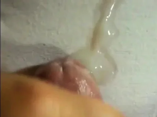 Milfs jerk boy cock-he cumshots white panties