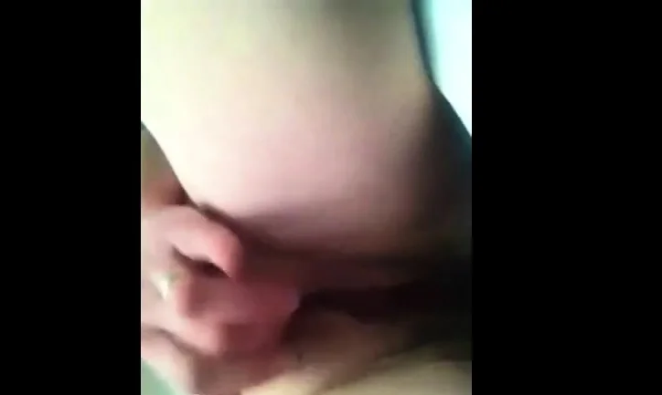 cute british girl fingers herself at work