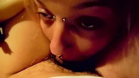 PervyPixie headlocked with Cock in Throat