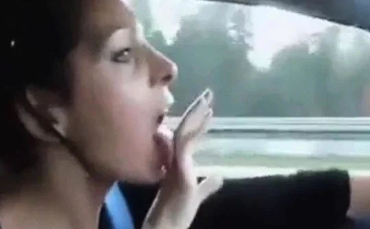 Handjob in car