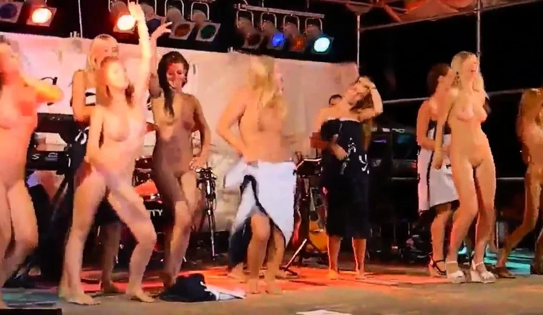 Women Dancing Naked on Stage