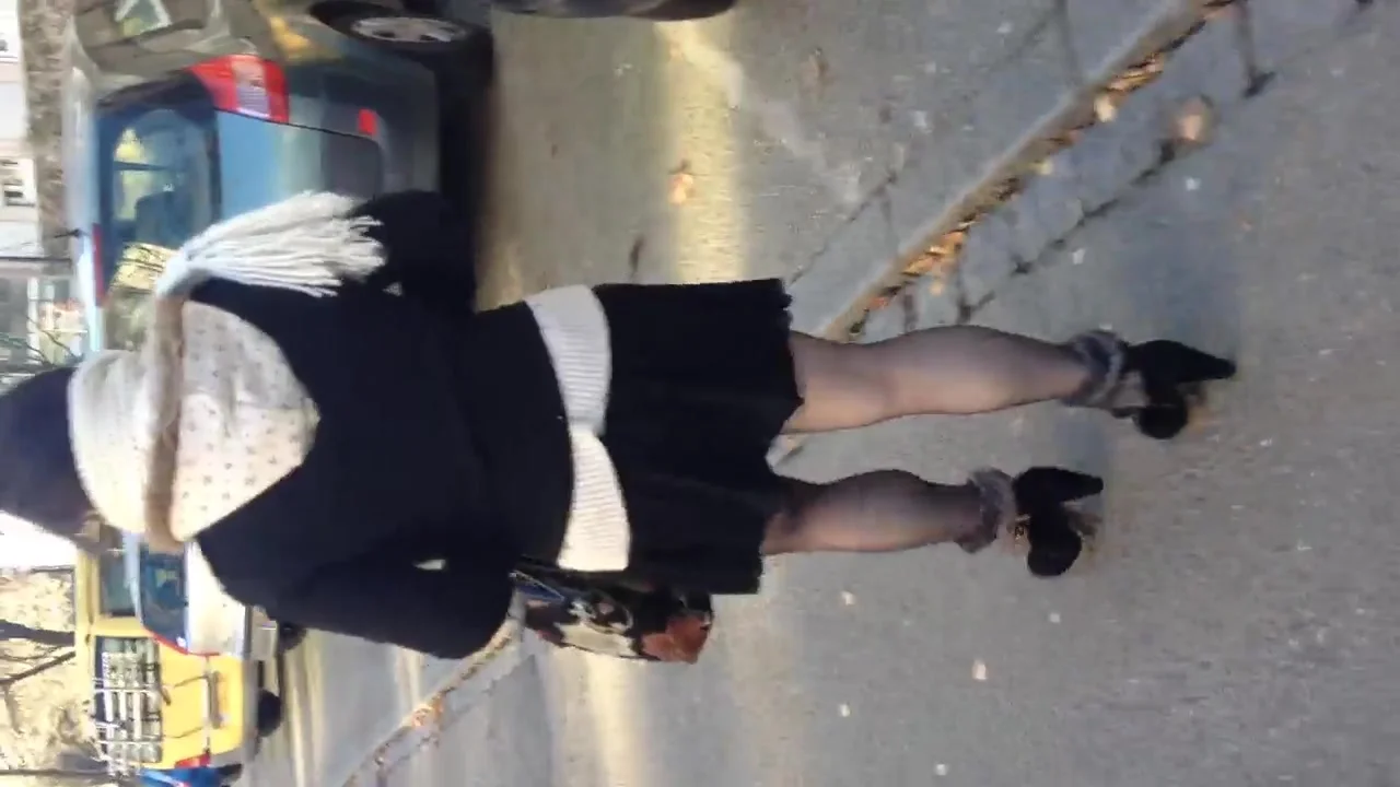 jolie bas nylon etudiante suite