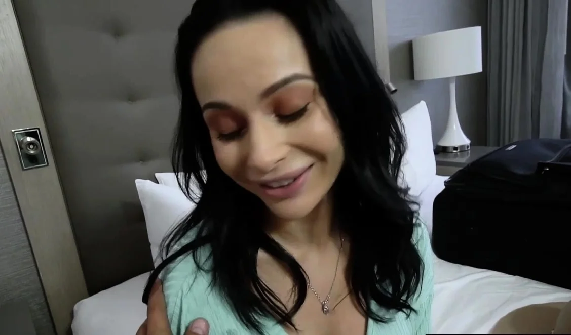 Guy pussy licking then fucking his big tits russian stepmom