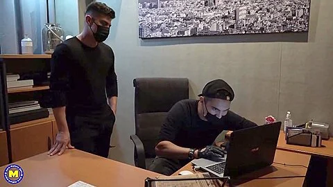 An Anal Threesome Office Fuck With Thick And Curvy Milf Mon