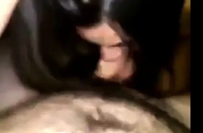 She eats a older guys ass and sucks him dry