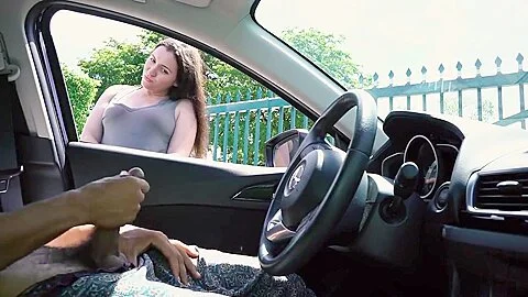 Exhibitionist showing dick girl watches and talks 2