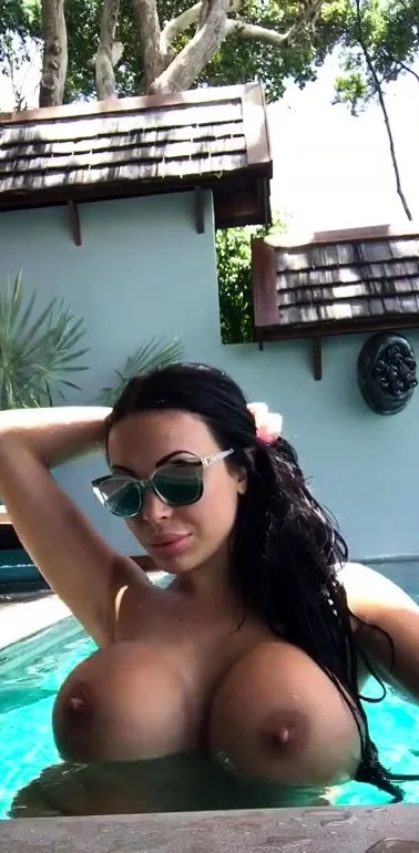 Sexy webcam brunette with big boobs