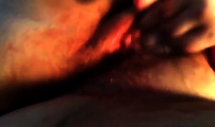 Young hairy BBW masturbates and squirts close-up