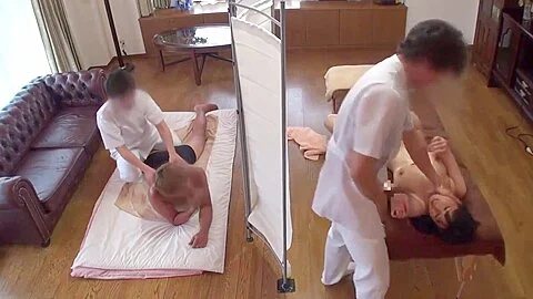 Japanese Wife Sex In Massage Cuckold Hubby Spies