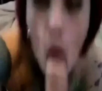 Tattooed punk POV blowjob