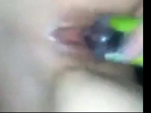 Polish girl bottle in pussy