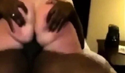 Girl with a black dick in her ass