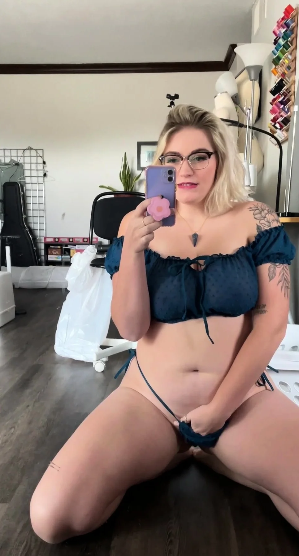 Blonde MILF with Big Boobs Playing Cam Free Porn