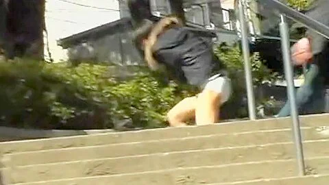 Skirt sharked babe hid in the bushes after the shark attack