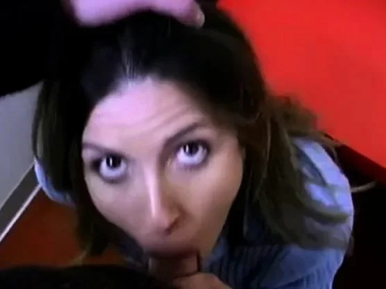 milf sucks a load in a changing room