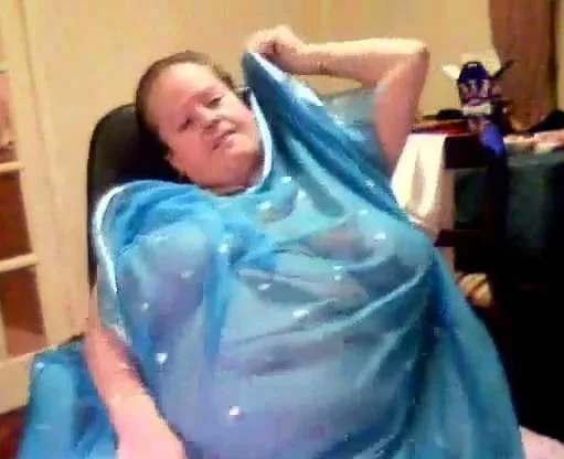 Ugly and obese granny exposes her disgusting fat body