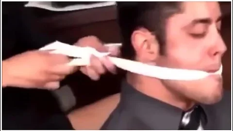 Male Tied Up And Gagged On Screen