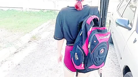 Naughty Girl Swallows A Strangers Cum After A Ride