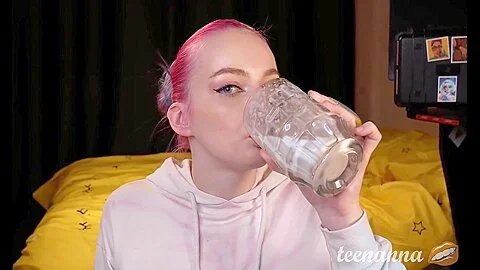 Teenanna - Drank A Pint Of Cum And Got Another In The T