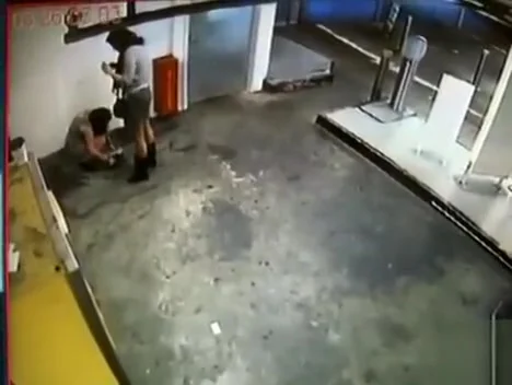 This is where they decided to relieve themselves