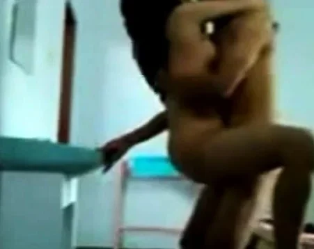 Horny Indonesian Girl Standing Raw Fucked in a Motel