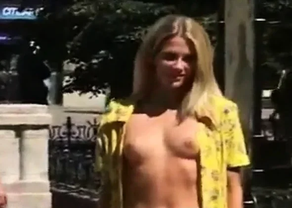 Krizstina beautiful czech naked in public