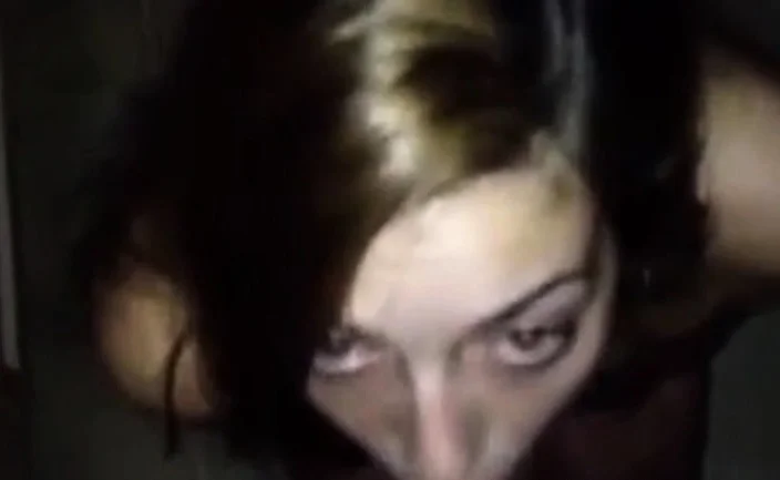 Blonde girl sucks dick and swallows the load