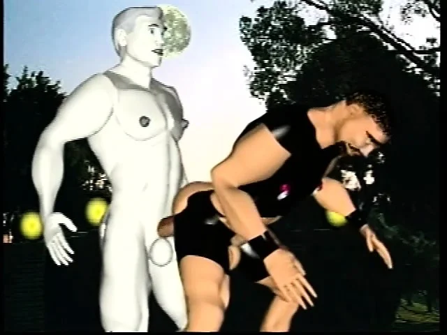 Ancient Greek statue attacked by horny gays in an animated video