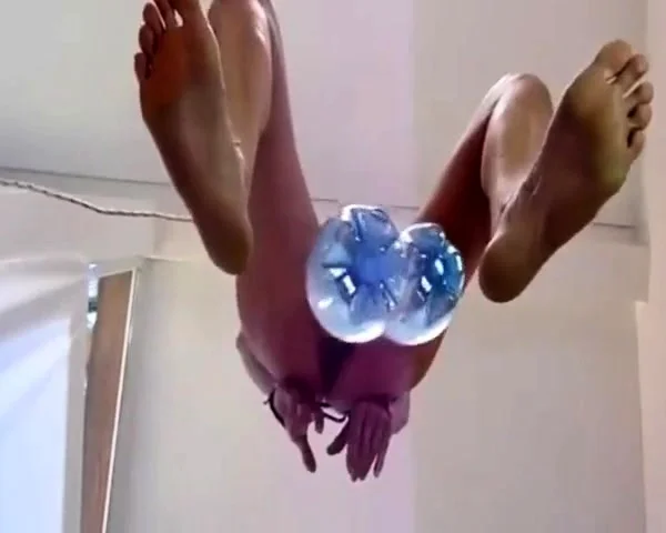 Bound Slut Takes Bottle and Screams for More