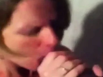 This white MILF can't get cock this big at home.